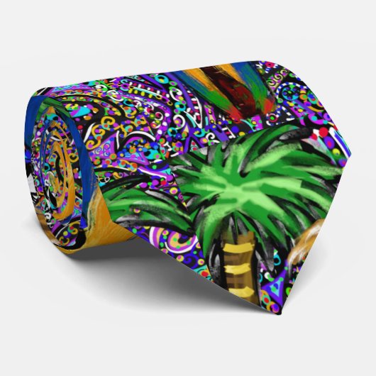 Cravate Parrot Beach Party (Roulé)