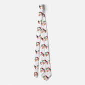 Cravate Parrot tropical de la baie de Montego en Jamaïque (Dos)