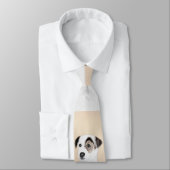 Cravate Parson Jack Russell Terrier Peinture - Chien Art (Attaché)