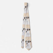 Cravate Parson Jack Russell Terrier Peinture - Chien Art (Dos)