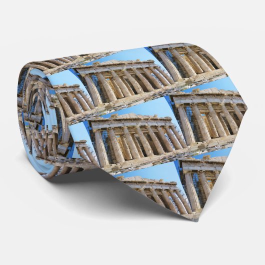 Cravate Parthenon, Acropole Athènes (Roulé)