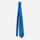 Cravate Parties scintillant bleu foncé (Dos)
