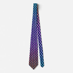 Cravate Parties scintillant colorée moderne Texture Bleu C