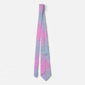Cravate parties scintillant couleur 2 tons vert et poudre  (Dos)