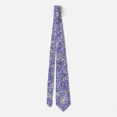 Cravate Parties scintillant de sirène gris gris bleu viole (Dos)