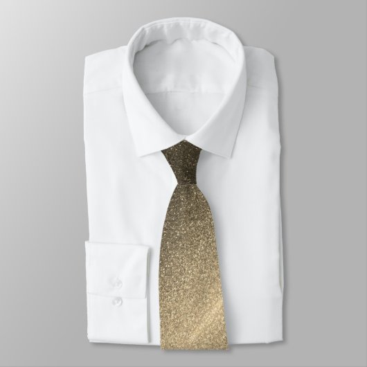 Cravate Parties scintillant d'or professionnel Ombre Spark (Attaché)
