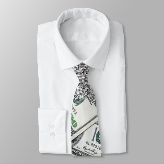 Cravate Parties scintillant en marbre de luxe en argent Do (Attaché)