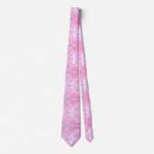 Cravate Parties scintillant en marbre rose violet or (Devant)