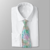 Cravate Parties scintillant Iridescente (Attaché)
