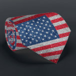 Cravate Parties scintillant look American USA Drapeau<br><div class="desc">Cette conception peut être personnalisée en choisissant l'option Modifier la conception. Vous pouvez également transférer sur d'autres objets. Contactez-moi à l'adresse colorflowcreations@gmail.com ou utilisez l'option conversation en haut de la page si vous souhaitez avoir cette conception sur un autre produit ou avez besoin d'aide. La parties scintillant est simulée. Voir...</div>