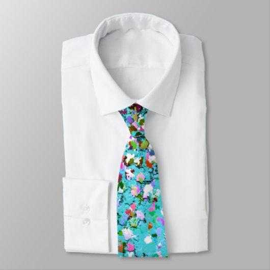 Cravate Parties scintillant multicouleur Grit #4 (Attaché)