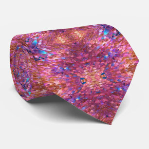 Cravate Parties scintillant Populaire Opal Holographic Col