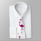 Cravate Parties scintillant rose brillant motif (Attaché)