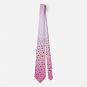 Cravate Parties scintillant rose Cheetah Imprimer (Devant)