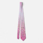 Cravate Parties scintillant rose Cheetah Imprimer (Dos)