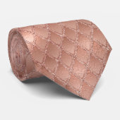 Cravate Parties scintillant rose Ombre Dragon Scales Crava (Roulé)