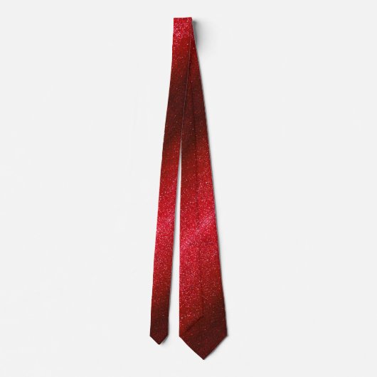 Cravate Parties scintillant Rouge Ruby Professionnel Ombre (Dos)