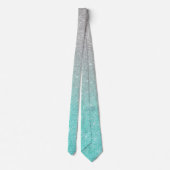 Cravate Parties scintillant tendance Ombre Silver Blue (Dos)