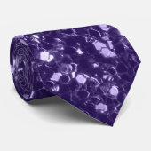Cravate Parties scintillant violet foncé ultra violet scin (Roulé)