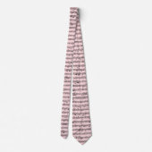 Cravate Partition en rose (Dos)