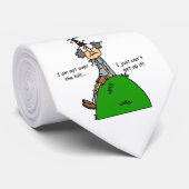 Cravate Pas au-dessus de l'humour de colline (Roulé)