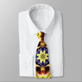 Cravate Passiflora Caerulea Motif (Attaché)