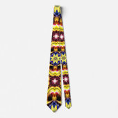 Cravate Passiflora Caerulea Motif (Devant)