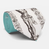 Cravate Passion de Jésus crucifixion du Christ (Roulé)