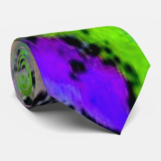 Cravate Passion violette (Roulé)