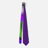 Cravate Passion violette (Dos)