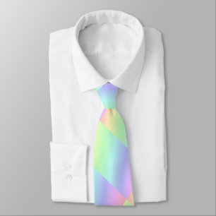 Cravate Pastel Abstrait couleur arc-en-ciel