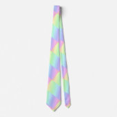 Cravate Pastel Abstrait couleur arc-en-ciel (Devant)