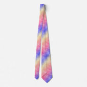 Cravate Pastel Batik Motif dégradé arc-en-ciel (Dos)