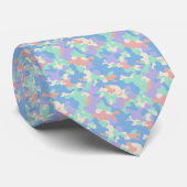Cravate Pastel Camouflage Pattern (Roulé)