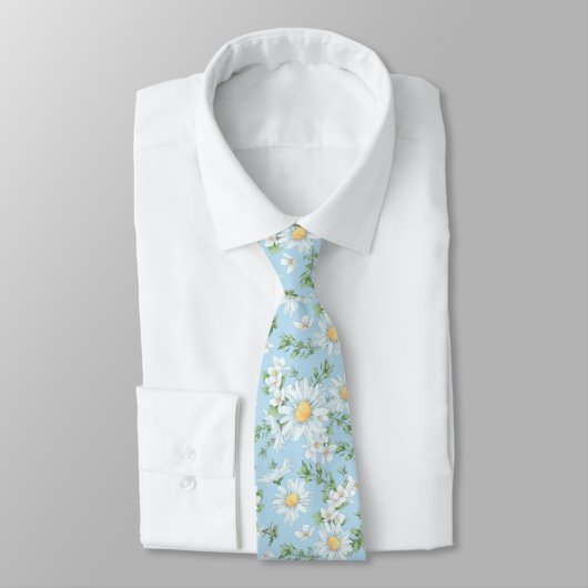 Cravate Pastel Daisy Flower Garden Pattern (Attaché)