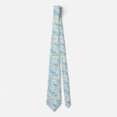 Cravate Pastel Daisy Flower Garden Pattern (Devant)