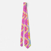 Cravate Pastel Iridescente Coloré Design dégradé (Dos)