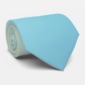 Cravate Pastel Jaune, Vert, Bleu Ombre Gradient (Roulé)