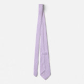 Cravate Pastel Lilac et White Polka Dot Motif (Dos)