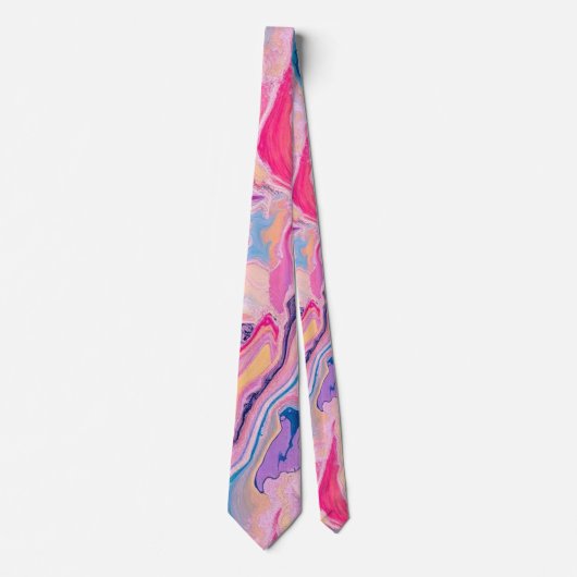 Cravate Pastel Marble Dream (Devant)