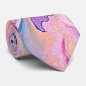 Cravate Pastel Marble Dream (Roulé)
