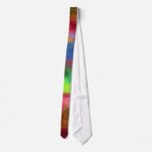 Cravate Pastel Multicolor Abstrait (Dos)