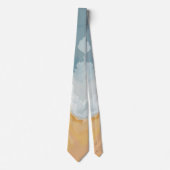 Cravate Pastel Paint Édition Été Abstraite (Devant)