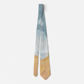 Cravate Pastel Paint Édition Été Abstraite (Dos)