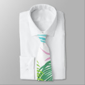 Cravate Pastel Palms (Attaché)