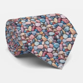 Cravate Pastel Pebbles (Roulé)