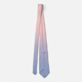Cravate Pastel Pink et Sky Blue ombre (Dos)