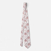 Cravate Pastel Pink Halloween Motif sans couture (2) (Dos)