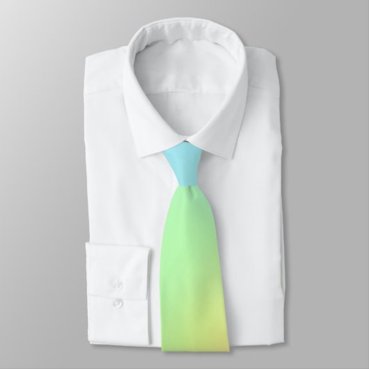 Cravate Pastel Rainbow Gradient Neck Tie (Attaché)