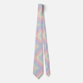 Cravate Pastel Rainbow Leopard Print Neck Tie (Devant)